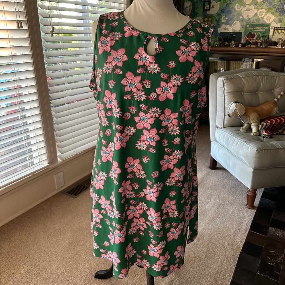 Nuu Muu Gardenia Plus Size 3X Exercise Running Dress Sleeveless VGUC